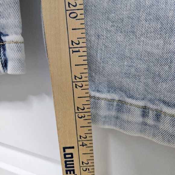 Gap Jeans Women's 2P (29x23.5) Hi-Rise Stride Ankle Blue Wide Leg Light Wash GUC - Picture 3 of 7